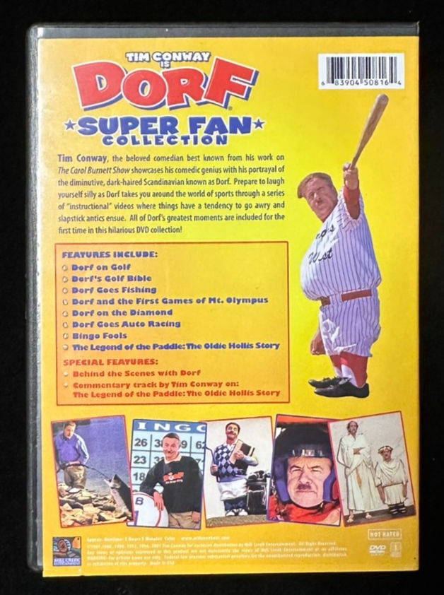 Tim Conway is Dorf Autographed DVD Case