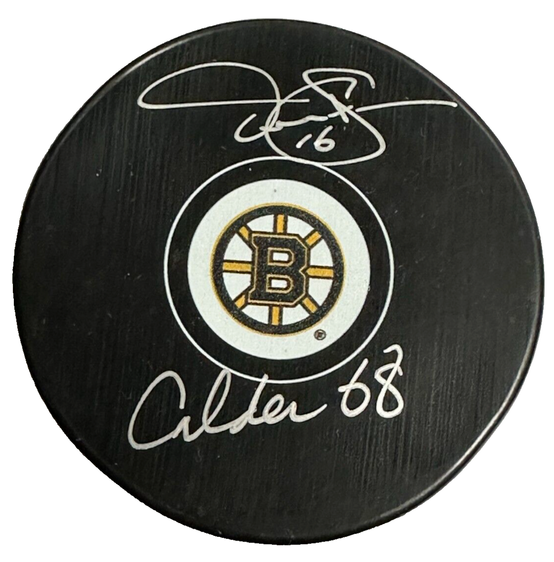 Derek Sanderson Autographed Boston Bruins W/ Calder 68 Inscription JSA