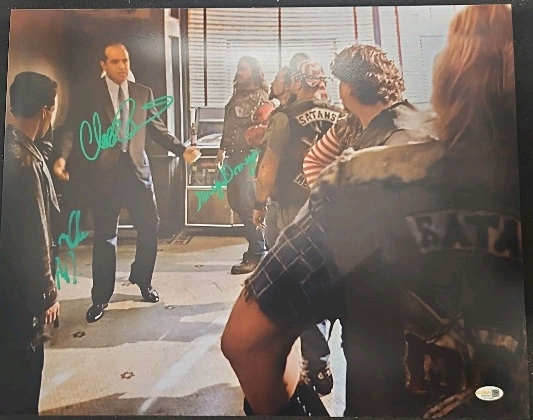 Chazz Palminteri Lillo Brancato & Greg Domey Signed 16x20 A Bronx Tale Photo JSA