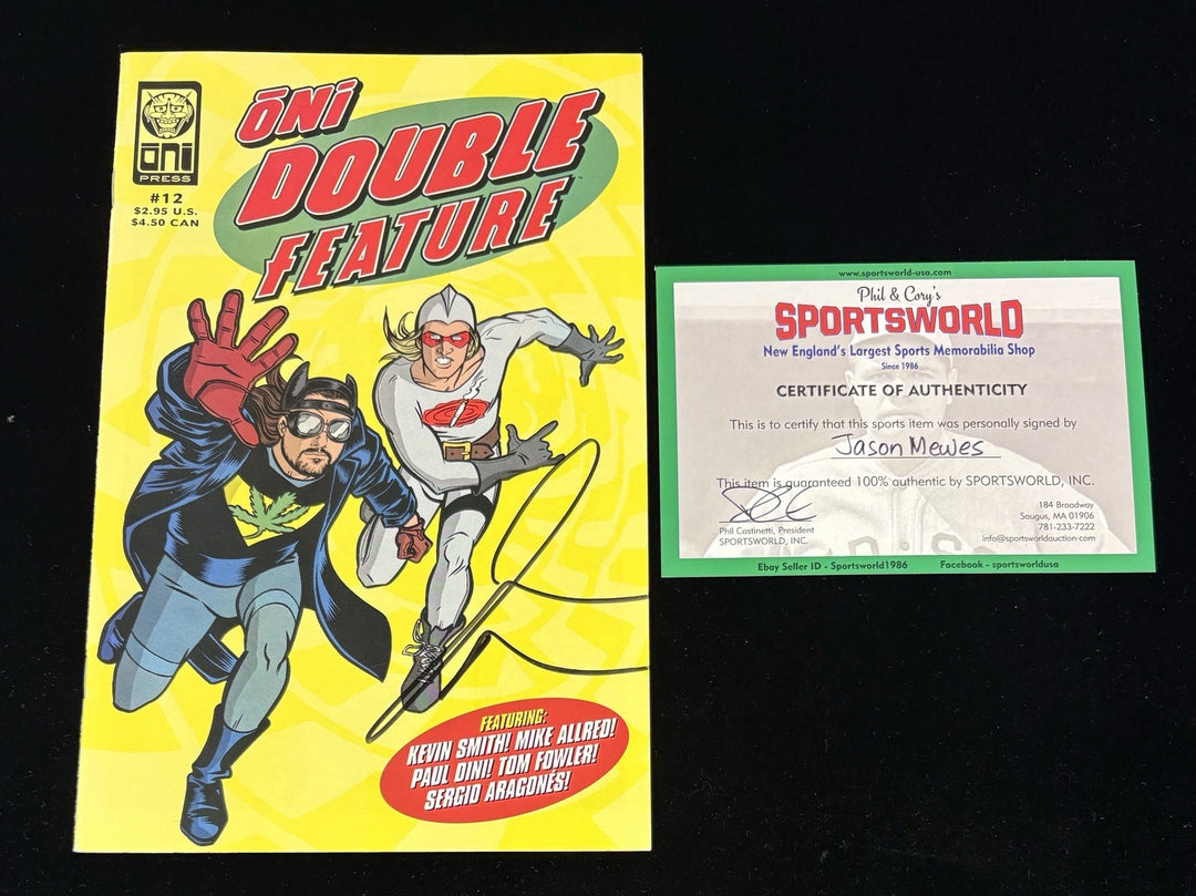 Jason Mewes Signed Oni Double Feature Bluntman & Chronic Comic Sportsworld COA