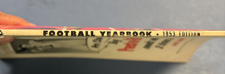 1953 TRUE FOOTBALL YEARBOOK JOHNNY LATTNER NOTRE DAME COVER