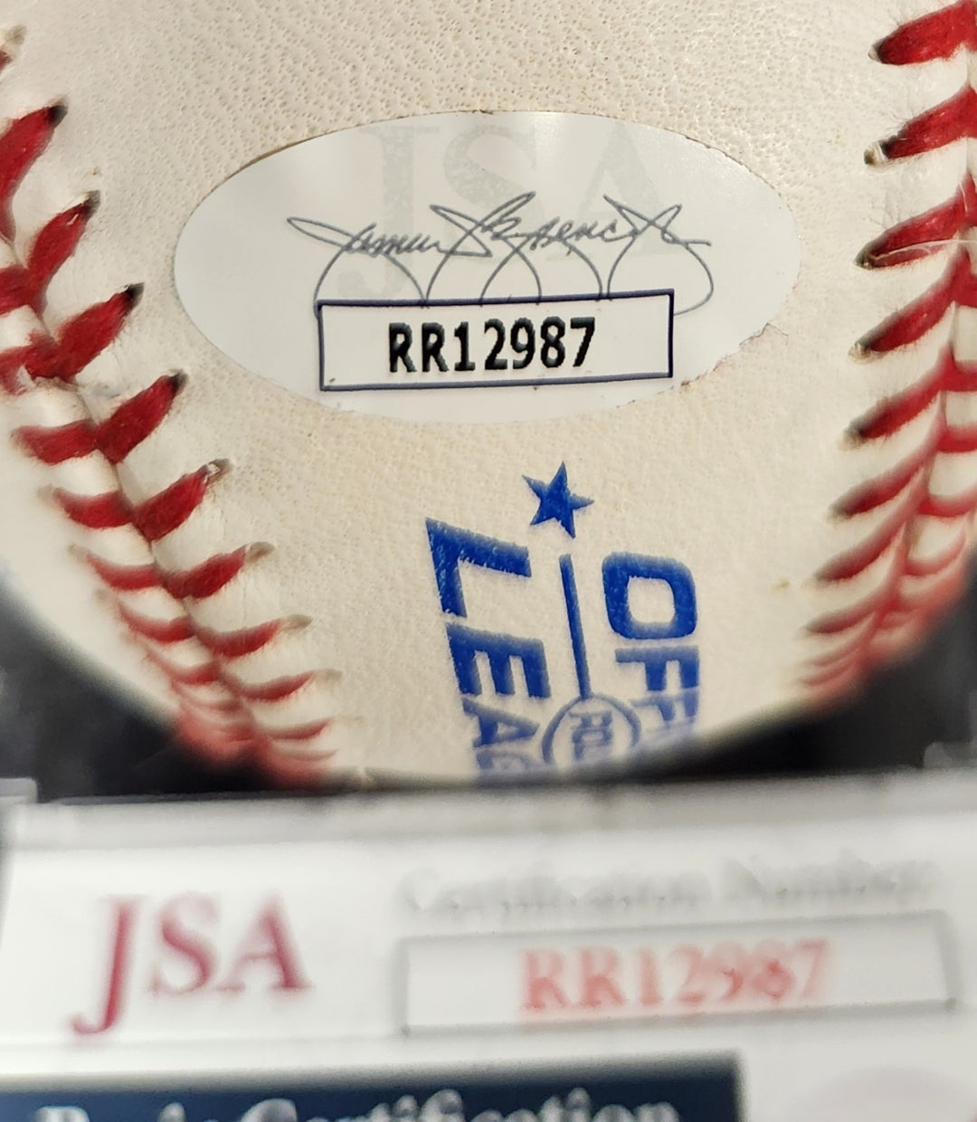 Frank Robinson Signed Rawlings Official Major League Baseball Reds HOF JSA COA