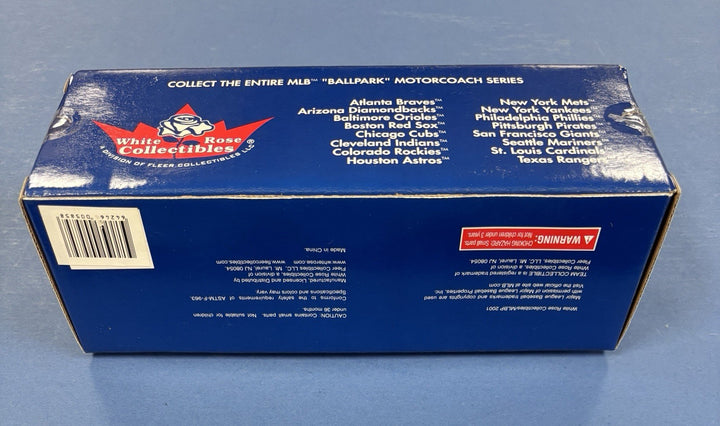 MLB Baseball White Rose DieCast Ballpark Series Boston Red Sox 1:64 Bus