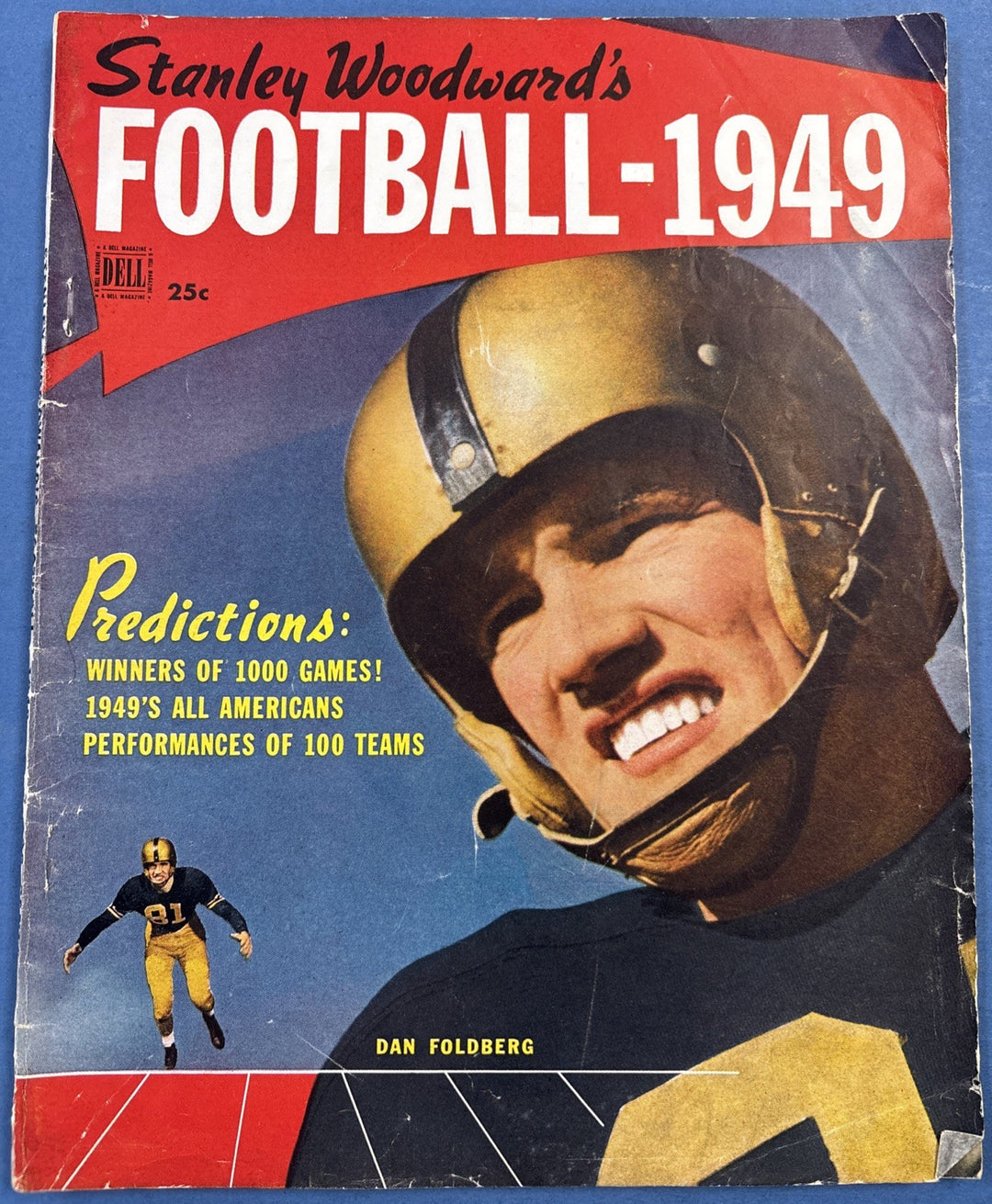 Stanley Woodward’s Football Dell Magazine 1949 DAN FOLDBERG