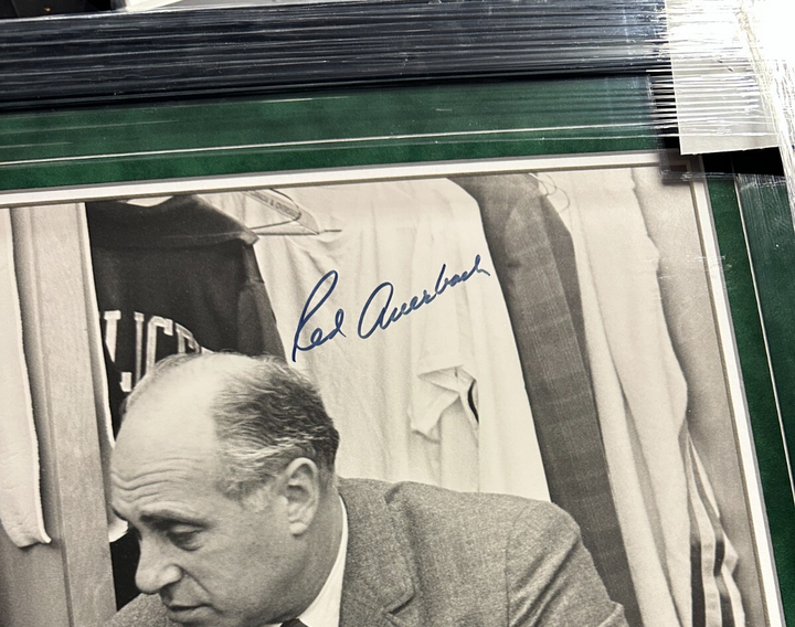 Red Auerbach & Bill Russell Autographed 16x20 Photo Framed BAS Celtics