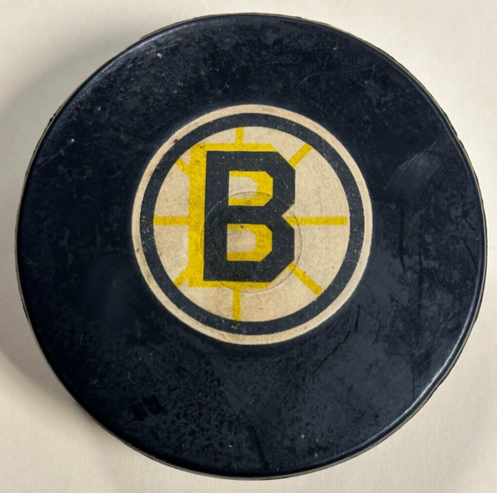 Oct 29, 1972 Gregg Sheppard Boston Bruins Game Used NHL Hockey Puck Goal Scored