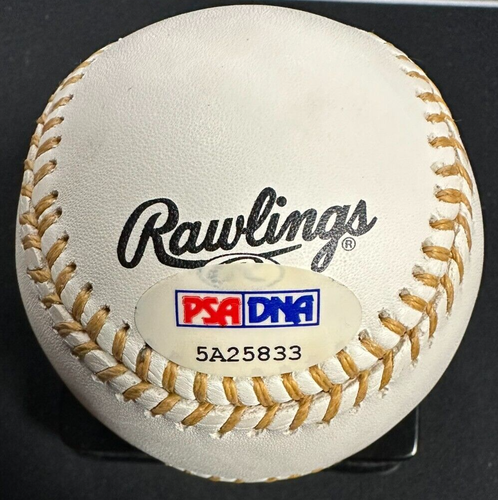 Fred Lynn Autographed Rawlings Gold Glove Baseball Boston Red Sox PSA