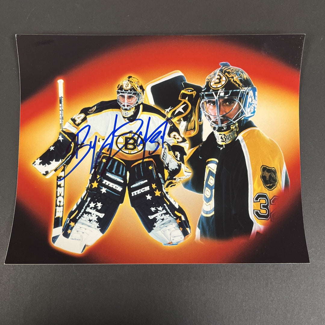 Byron Dafoe Signed 8x10 Boston Bruins Sportsworld