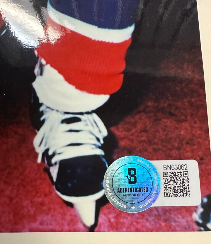 Bernie Geoffrion Autographed Montreal Canadiens Photo W/ HOF 1972 BAS