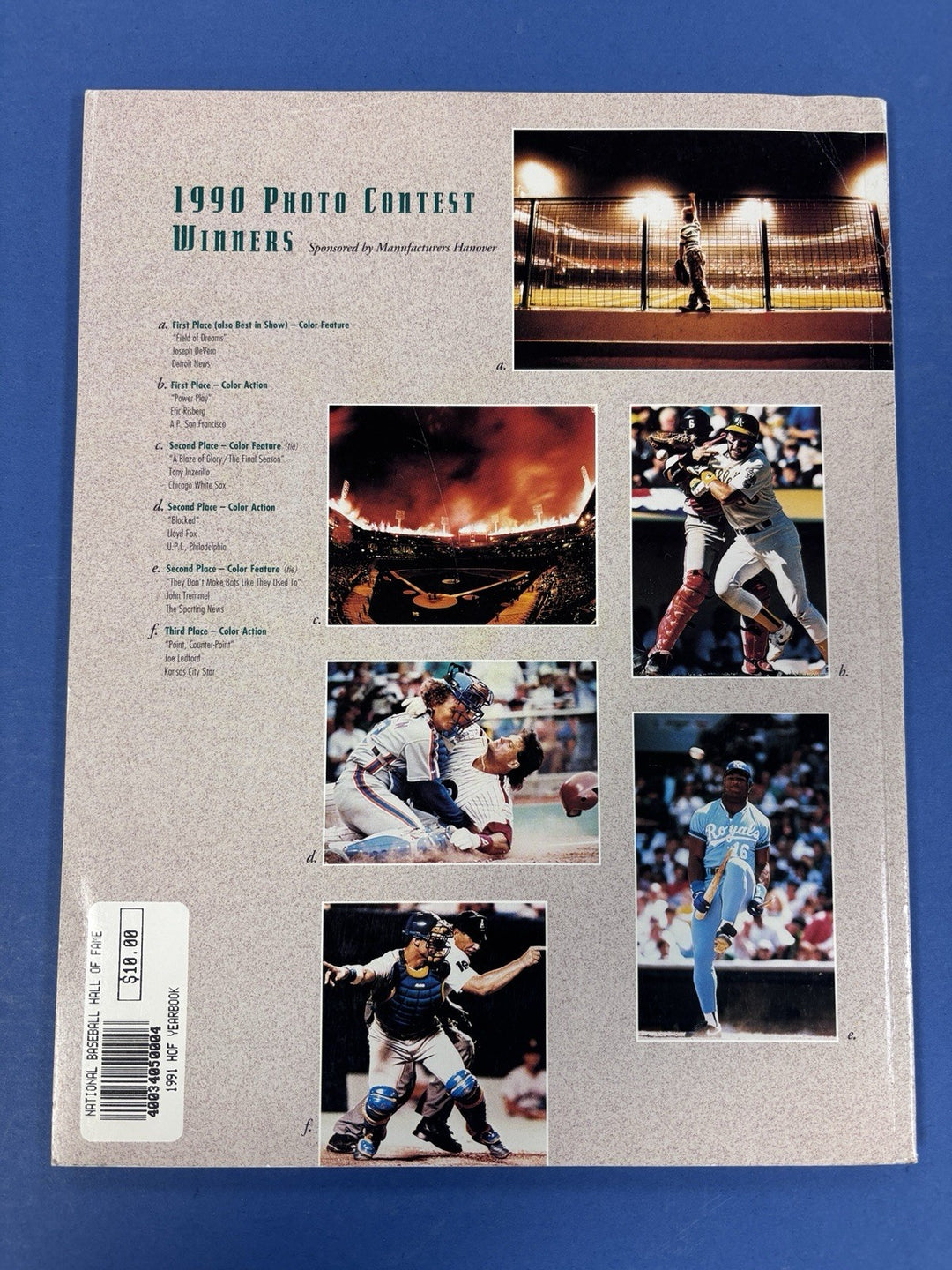 1991 MLB Hall Of Fame Program Rod Carew Fergie Jenkins Gaylord Perry