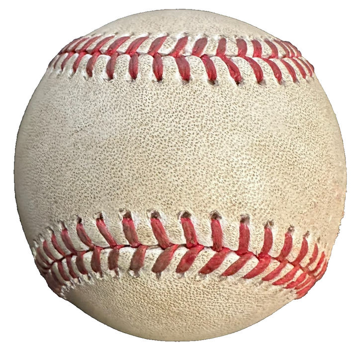 Mike Napoli Autographed Texas Rangers 50th Anniversary Game Baseball JSA