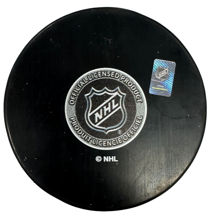 Joe Watson Autographed Boston Bruins 100th Anniversary Puck NHL