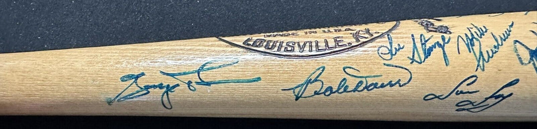 1967 Boston Red Sox Team Signed Tony Conigliaro Game Bat Ken Coleman Estate