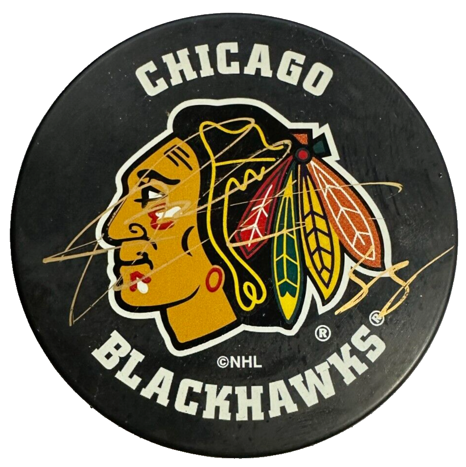 Patrick Kane Autographed Chicago Blackhawks Hockey Puck NHL BAS