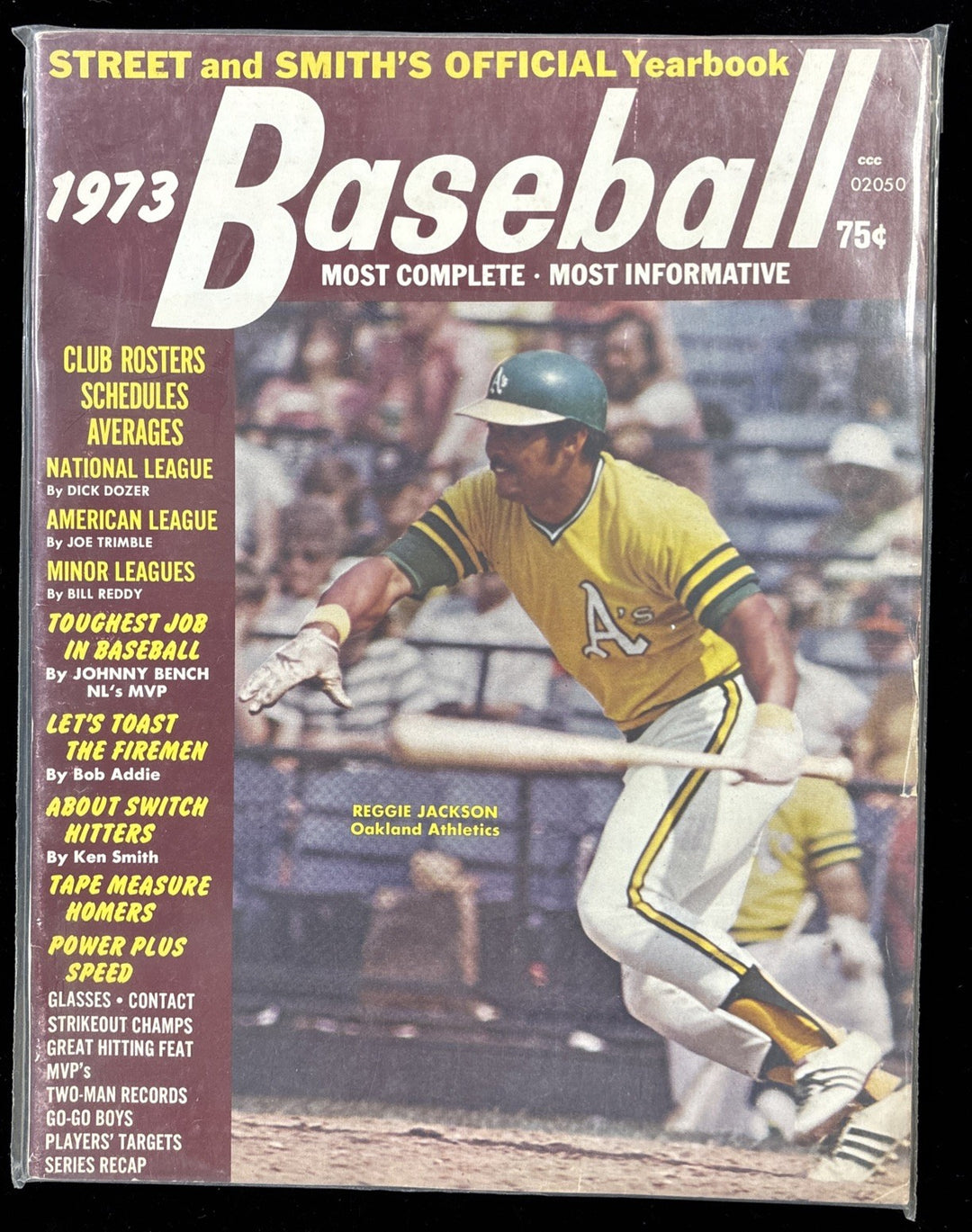 Street & Smith Yearbooks 1973 Baseball Steve Carlton Reggie Jackson 
