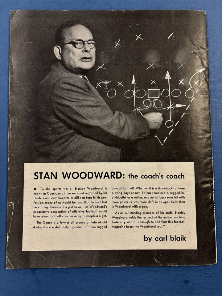 Stanley Woodward’s Football Dell Magazine 1949 DAN FOLDBERG