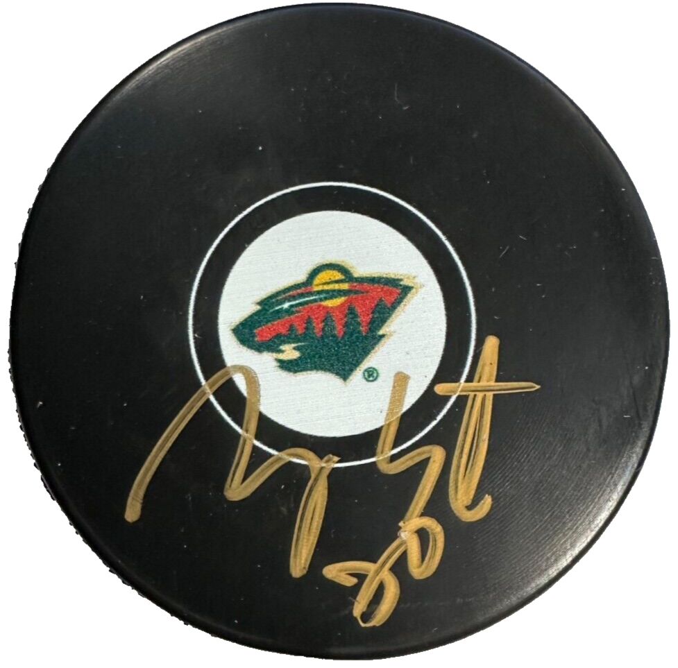 Ryan Suter Autographed Minnesota Wild Hockey Puck NHL