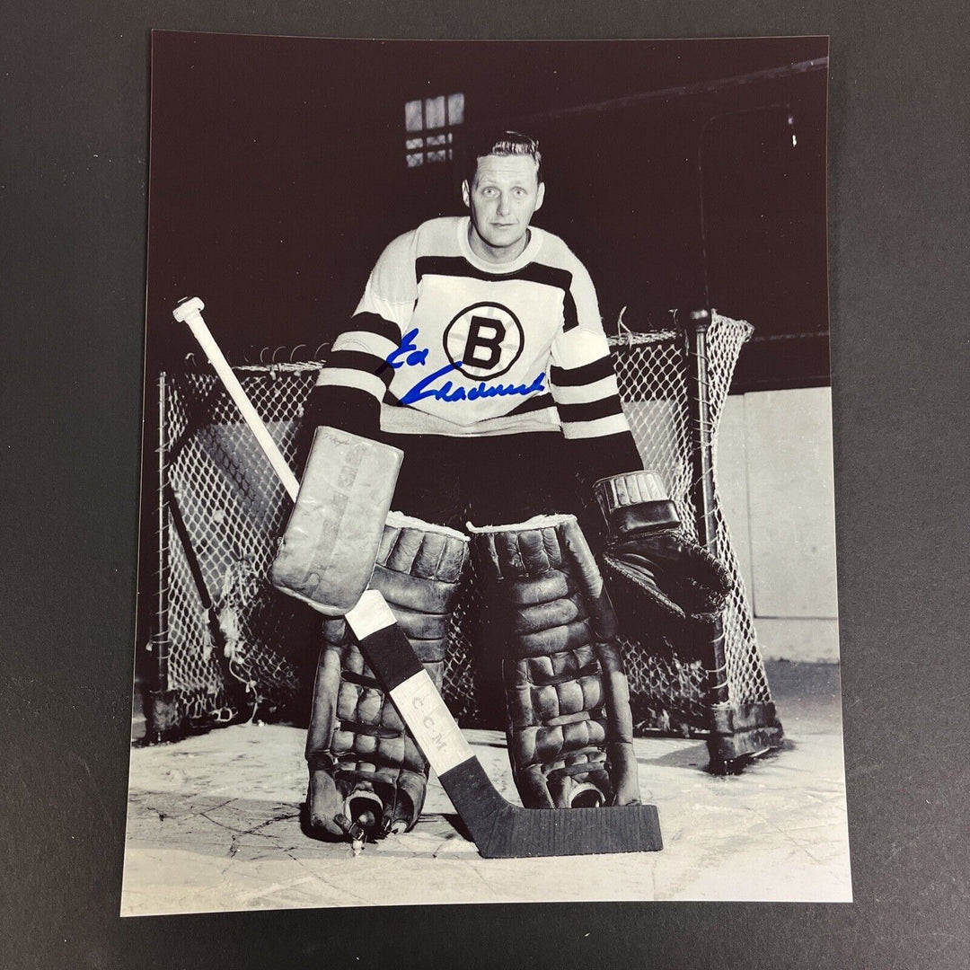 Ed Chadwick Signed 8x10 Boston Bruins Sportsworld