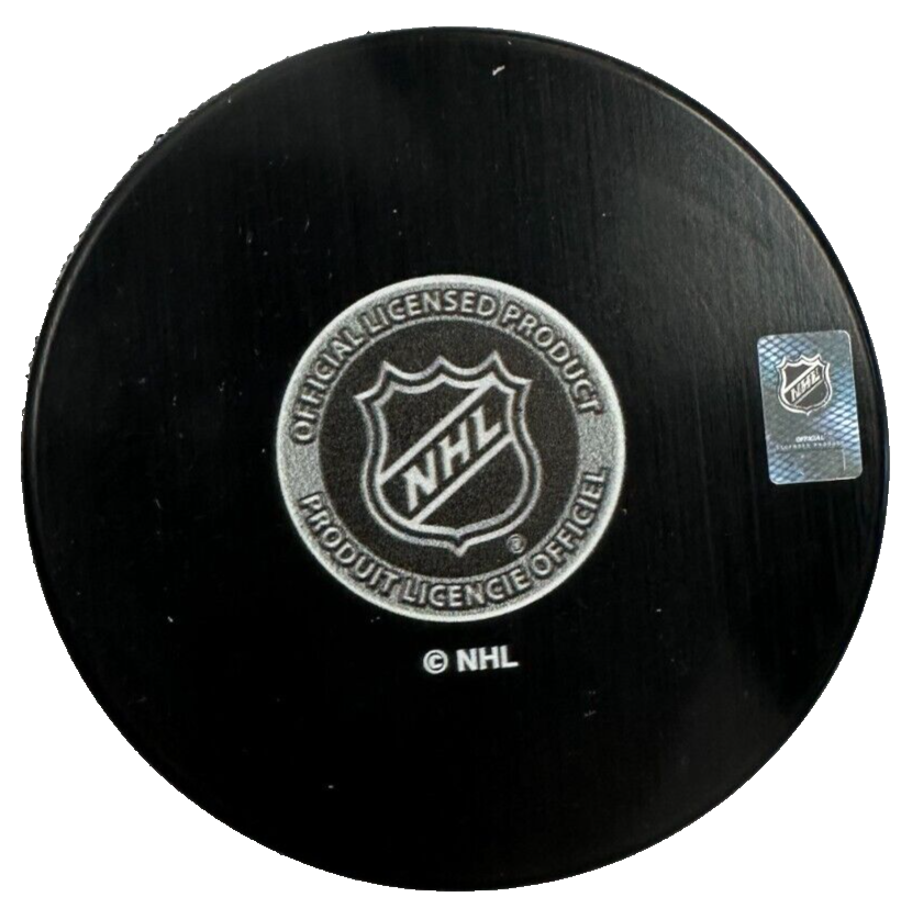 P.J. Stock Autographed Bruins 100th Anniversary Hockey Puck NHL