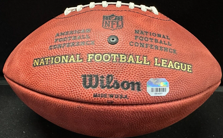 Tom Brady Autographed Official NFL Football TriStar & Fanatics NE Patriots