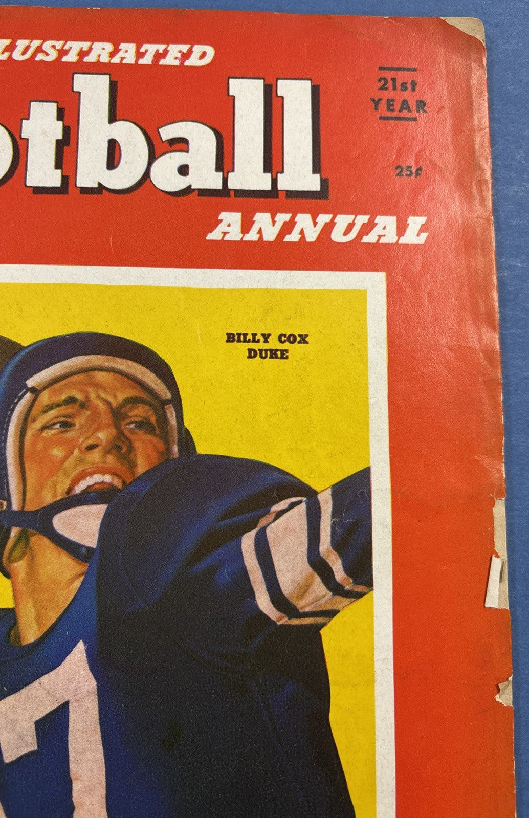 1950 ILLUSTRATED FOOTBALL ANNUAL Billy Cox Duke Vintage