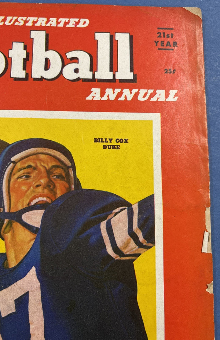 1950 ILLUSTRATED FOOTBALL ANNUAL Billy Cox Duke Vintage