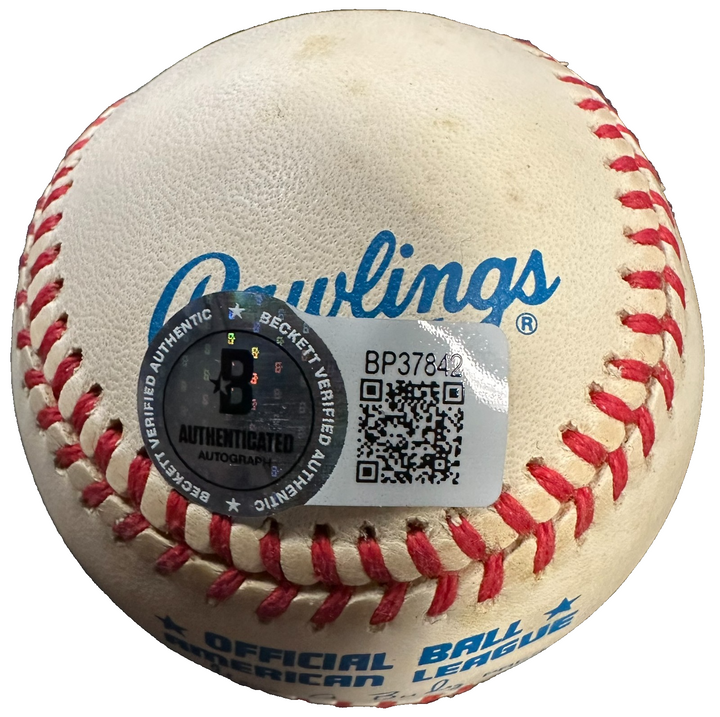 Ray Bourque Autographed Official American League Baseball HOF Bruins BAS