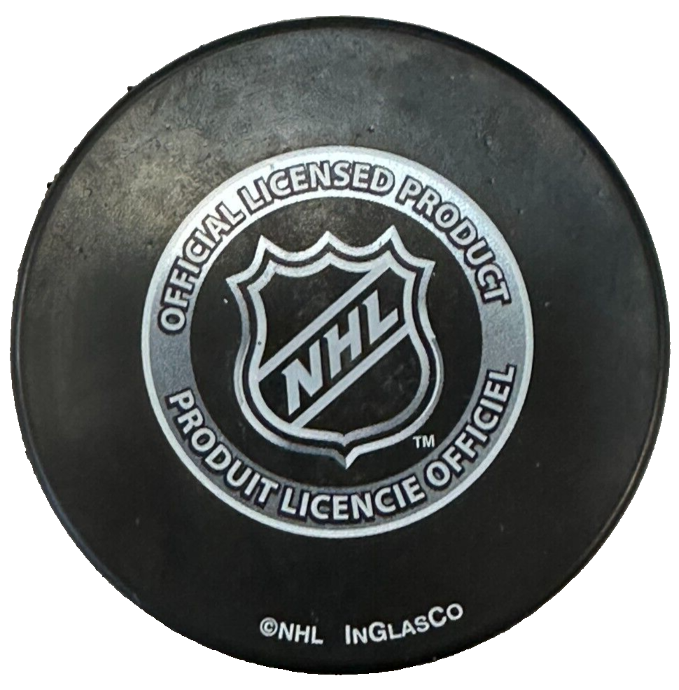 Hannu Toivonen Autographed Boston Bruins Hockey Puck NHL