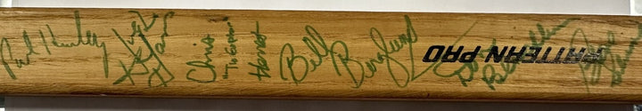 1974 New England Whalers Team Signed Tom Webster Game Issued Stick WHA Green