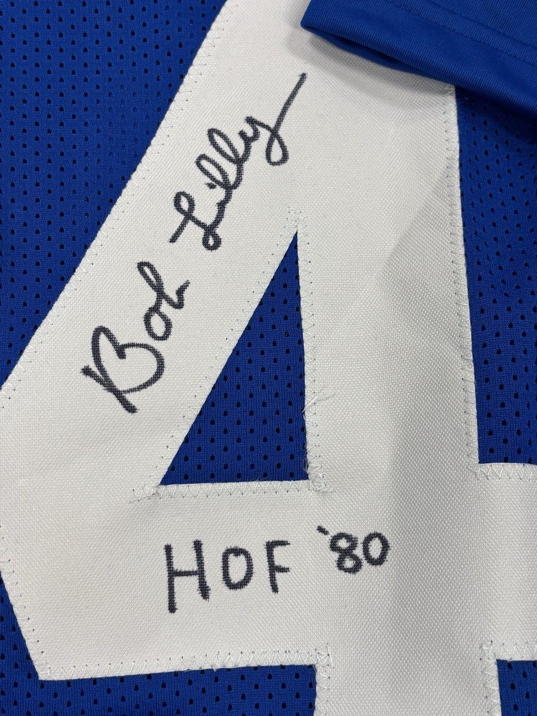 Bob Lilly HOF Signed Custom Dallas Cowboys Jersey Sportsworld COA