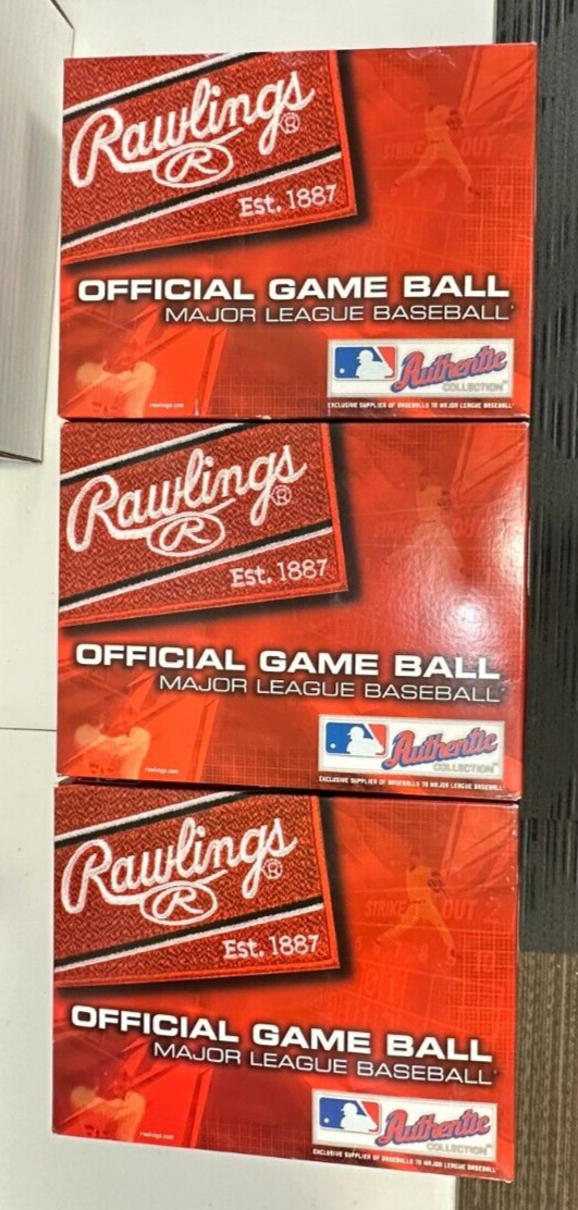 Rawlings 1978-2009 World Series Baseball Display & Blank Baseball NIB