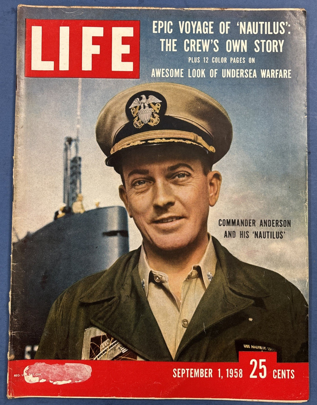 Life Magazine Vintage Epic Voyage of 'Nautilus': Crew's story September 1 1958