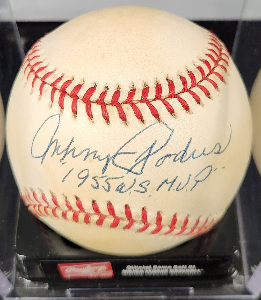 Johnny Podres Autographed Inscribed AL Baseball Brooklyn Dodgers COA 