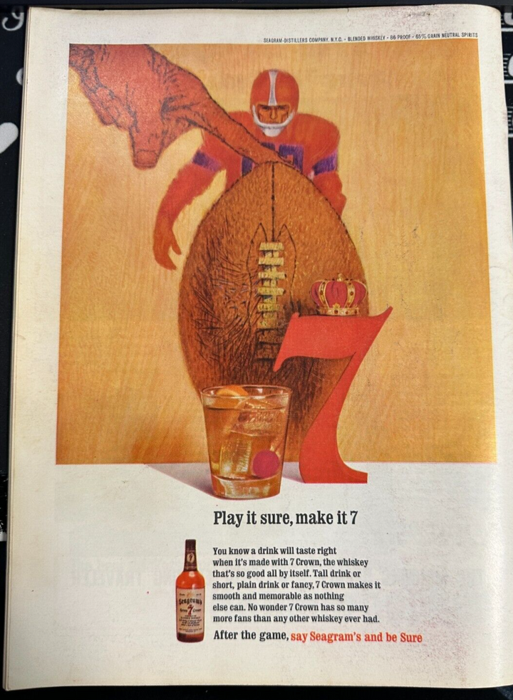 November 6, 1964 Boston Patriots Vs Houston Oilers Program AFL