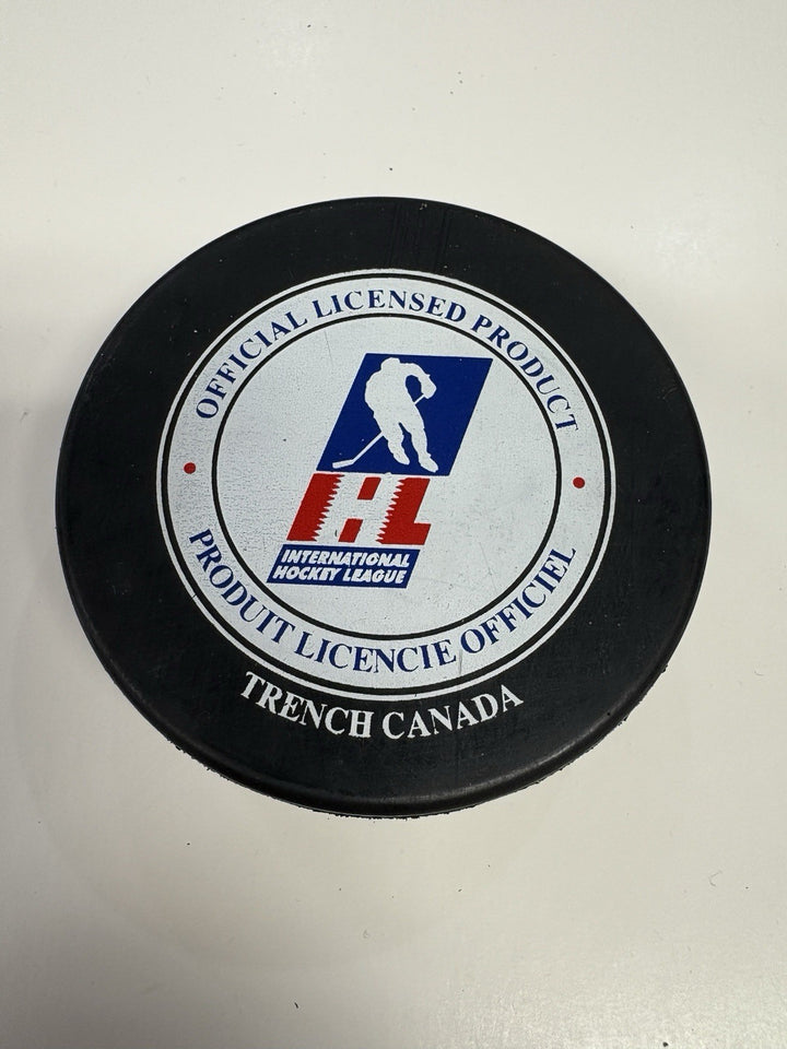 Vintage IHL Cleveland Jacks Official Hockey Puck