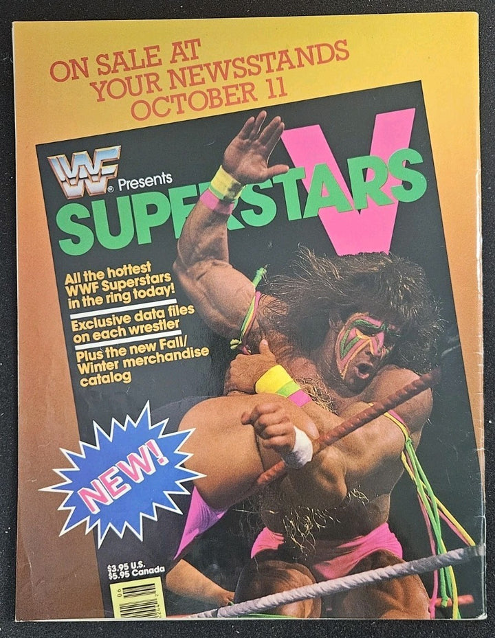 Shawn Michaels & Marty Jannetty Signed WWF Wrestling Spotlight Magazine BAS