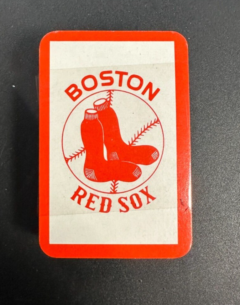 Vintage Boston Red Sox Mini Playing Cards