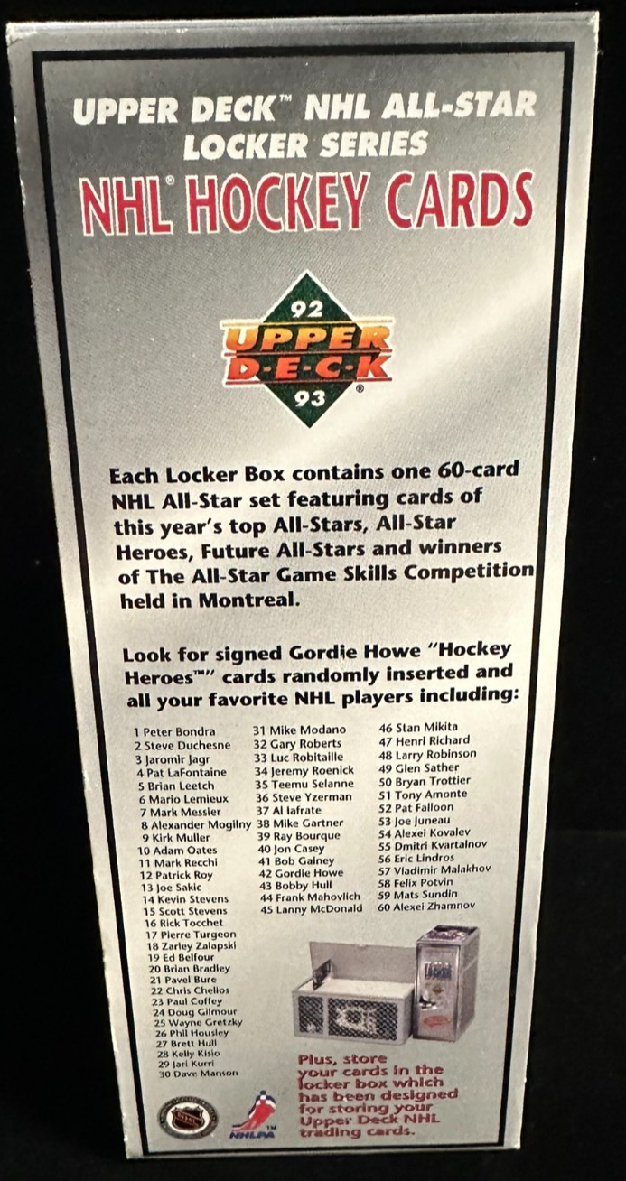 1993 Upper Deck NHL All-Star Locker Series Wayne Gretzky