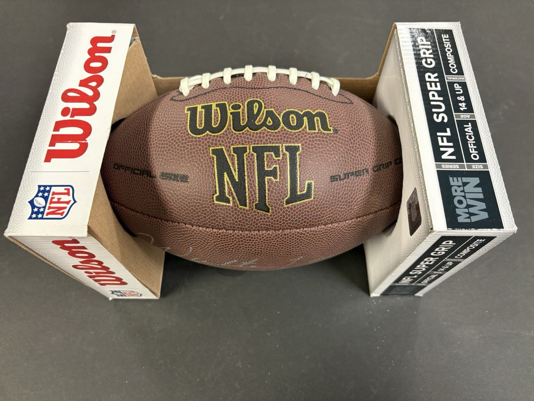 Walter Jones Signed Inscribed Football Hall Of Fame 2014 COA Seattle Seahawks