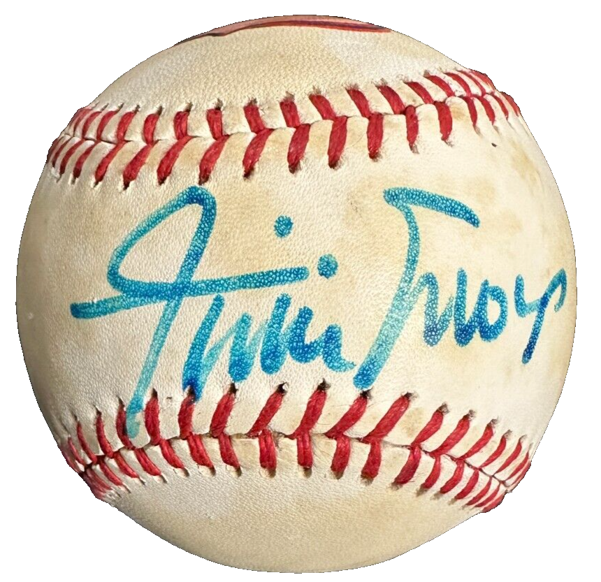 Willie Mays Autographed Hand Painted National League Baseball HOF Giants BAS 1/1