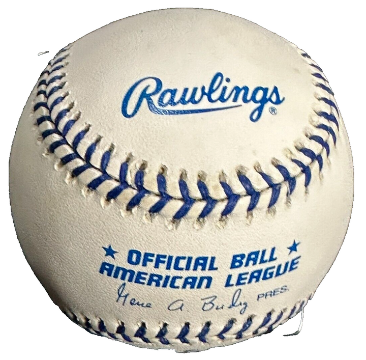 Roy White Autographed W/ 1965-79 Joe DiMaggio Commemorative Baseball Yankees