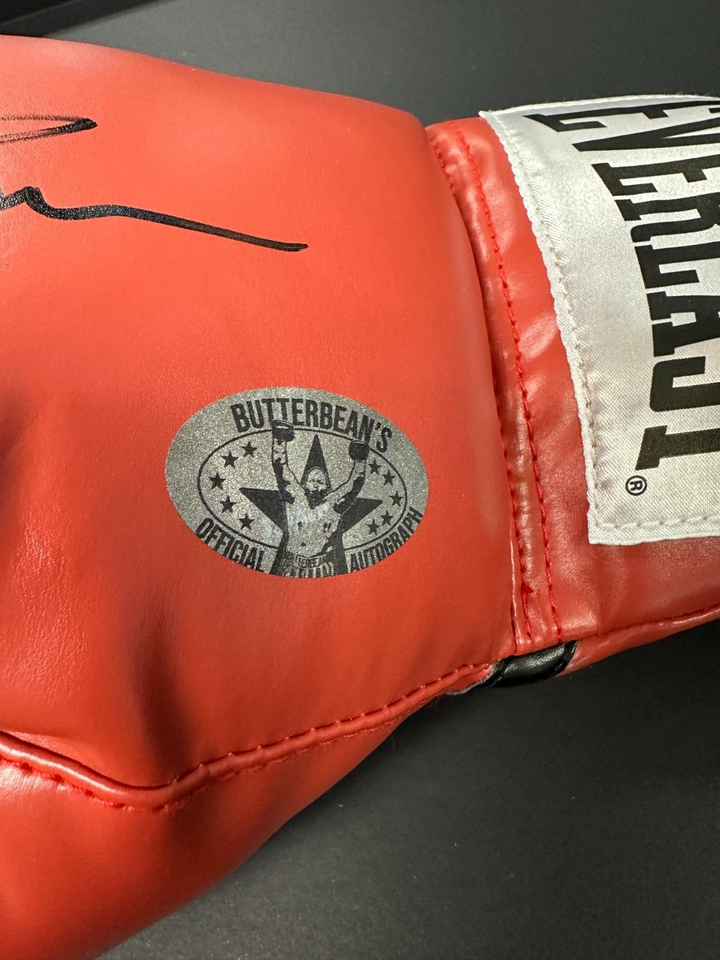 Butterbean Eric Esch Signed Full-Size Boxing Glove W/ Butterbean Hologram