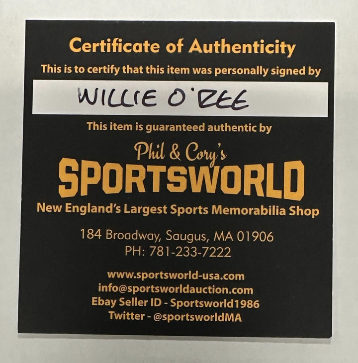 Willie O’Ree Autographed Boston Bruins Hockey Puck W/ HOF 2018