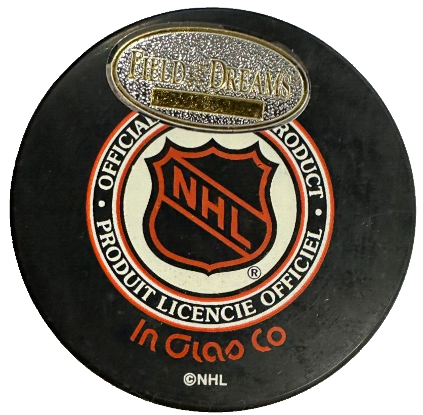 Bernie Geoffrion Boom Boom New York Rangers Hockey Puck HOF NHL