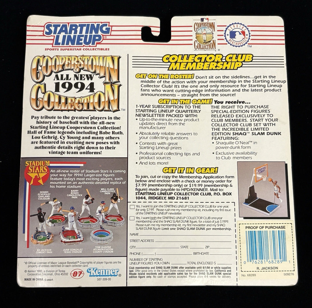 1994 Starting Lineup Cooperstown Collection Reggie Jackson New York Yankees
