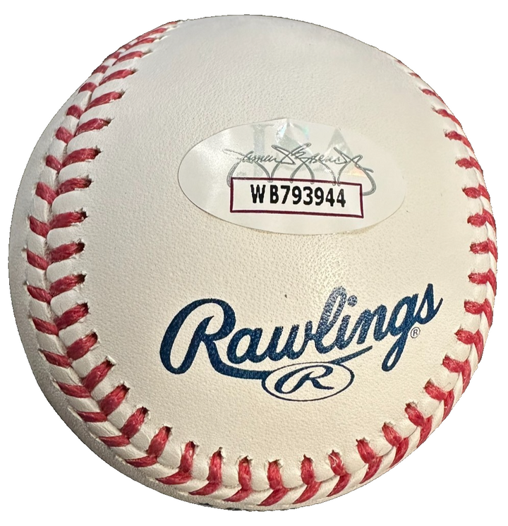 Mike Napoli Autographed Official Major League Baseball Red Sox Rangers JSA