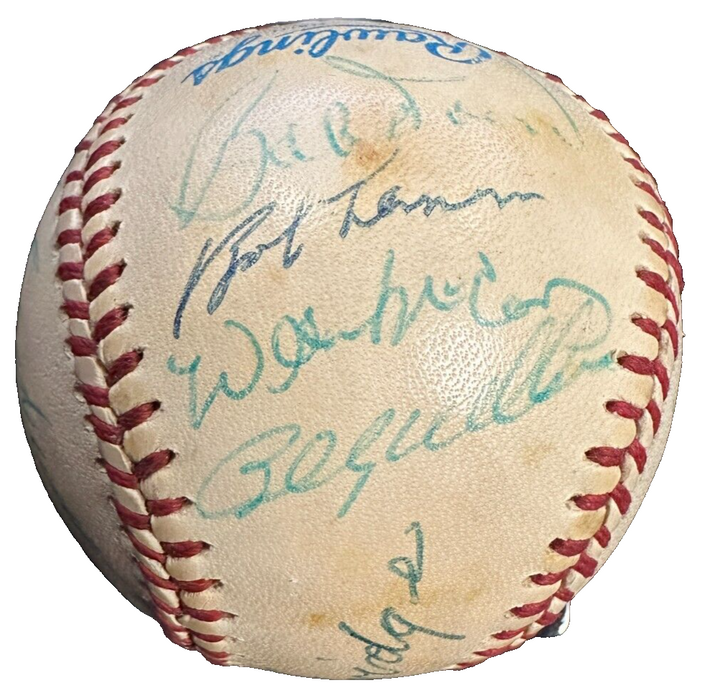 Baseball Hall of Famers Autographed Baseball Mize Ford Gehringer Sewell BAS
