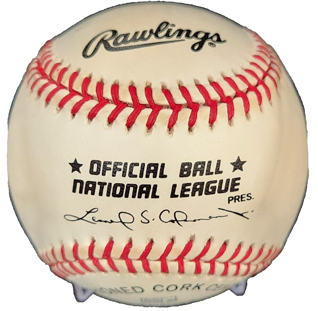 Richie Ashburn Autographed National League Baseball Philadelphia Phillies HOF