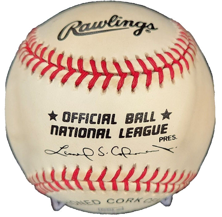 Richie Ashburn Autographed National League Baseball Philadelphia Phillies HOF