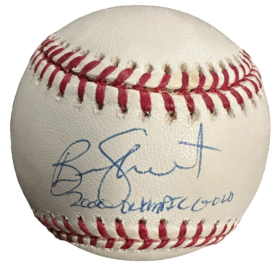 Ben Sheets Autographed OML Baseball W/ 2000 Olympic Gold Insc Steiner